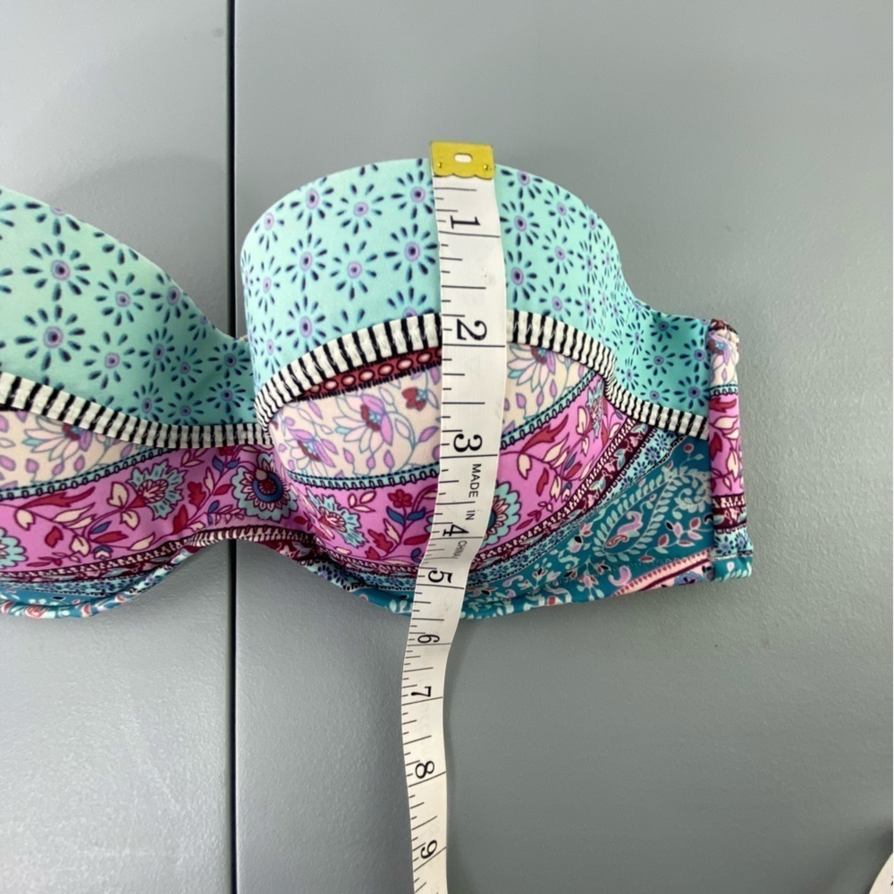 Shade Shore boho bandeau bikini top 36B - Picture 10 of 10